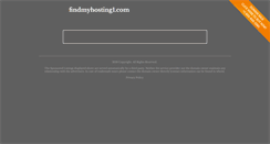 Desktop Screenshot of findmyhosting1.com